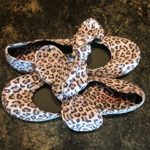 Big Buddha Leopard flats
